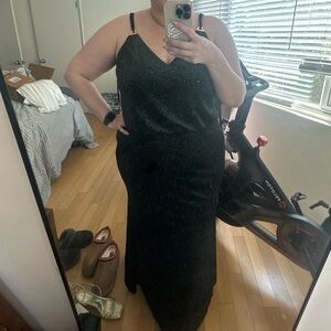 NWT - Calvin Klein Dark Green Formal Dress